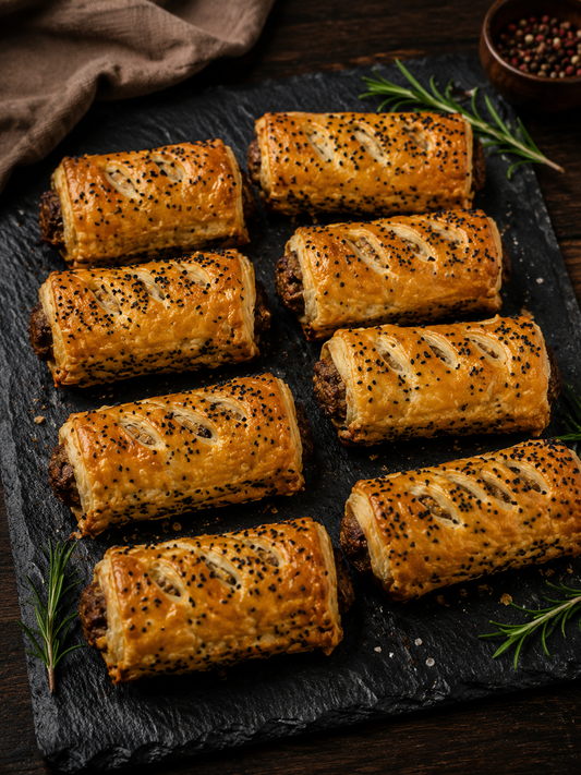 Wild Venison Sausage Roll